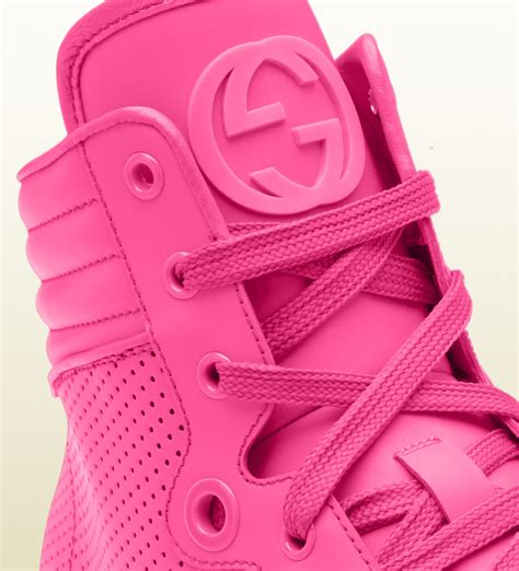 pink and purple gucci sneakers|Gucci shoes pink sneakers.